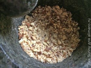 Барабулька жареная на рисе с цветной капустой