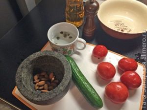 Барабулька жареная на рисе с цветной капустой