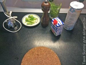 Суп-пюре из печёной моркови и овощей