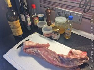 Свиные рёбра в духовке по-азиатски