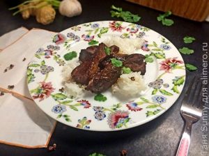 Свиные рёбра в духовке по-азиатски