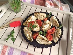 фенхель запеченный с помидорами