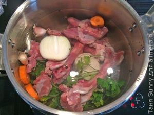 Минестроне с копчёной грудинкой