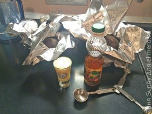 Салат из свёклы и орехов