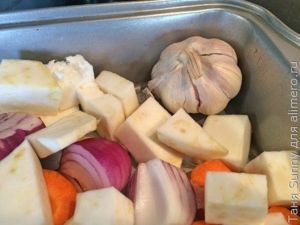 Лимонный цыплёнок с кукурузным пюре