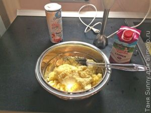 Лимонный цыплёнок с кукурузным пюре