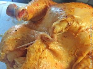 Лимонный цыплёнок с кукурузным пюре