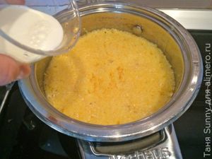 Лимонный цыплёнок с кукурузным пюре