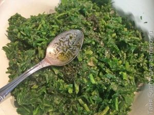 Кутабы с зеленью ржаные
