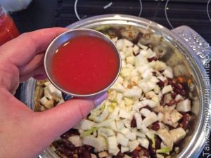 Треска с тёплым салатом из фасоли и фенхеля