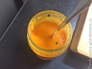 Севиче из лосося в облепиховом соусе