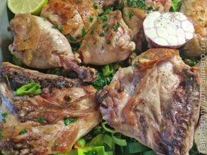 Курица с грибами