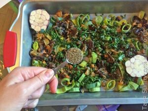 Курица с грибами