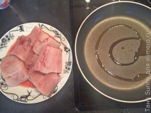 Муксун жареный с двумя пюре