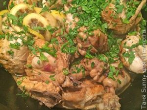Лимонная курица