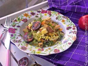 Салат из молодой капусты с помидорами