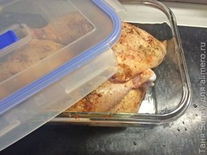 Жареные куриные окорочка по-грузински