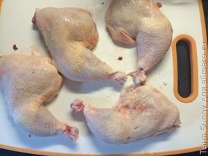 Жареные куриные окорочка по-грузински