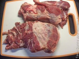 Свиная шейка запеченная