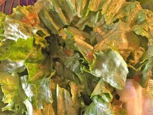 Салат на обед с голубым сыром и медом