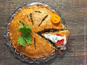 Пирог с зеленью