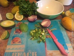 Соус сальса из манго