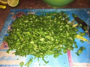 Соус сальса из манго