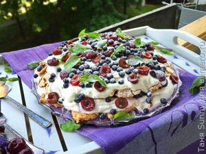 Торт с безе Итон месс