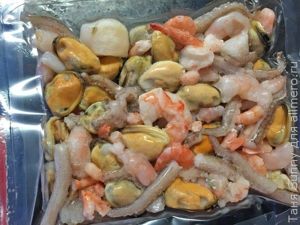 быстрая еда дома - фунчоза с морепродуктами