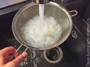 быстрая еда дома - фунчоза с морепродуктами