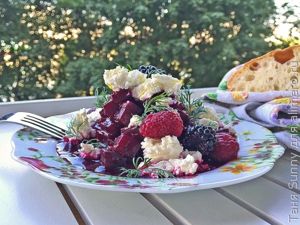 салат из свеклы с сыром