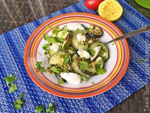 Салат из кабачков со сливочным сыром