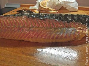 Осетр целиком жареный в духовке