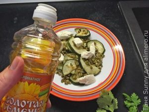 Салат из кабачков со сливочным сыром