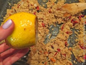 курица в духовке с кускусом