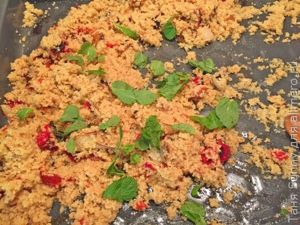 курица в духовке с кускусом
