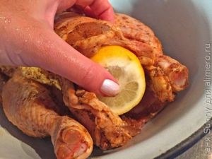 курица в духовке с кускусом