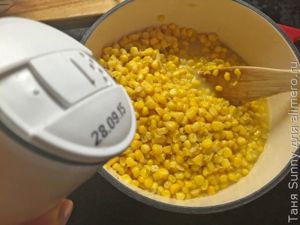 Кукурузное пюре