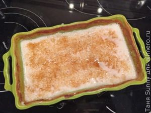 Рисовая каша в духовке с грушей