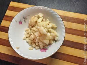 Рисовая каша в духовке с грушей
