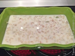Рисовая каша в духовке с грушей