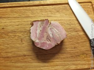 Фриттата с картошкой и копченой грудинкой