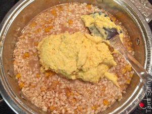 Ризотто в кукурузой и утиной грудкой