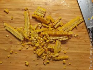 Ризотто в кукурузой и утиной грудкой