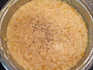 Ризотто в кукурузой и утиной грудкой
