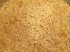 Ризотто в кукурузой и утиной грудкой