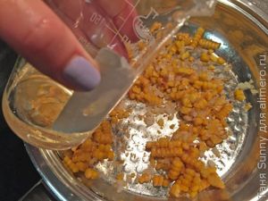 Ризотто в кукурузой и утиной грудкой