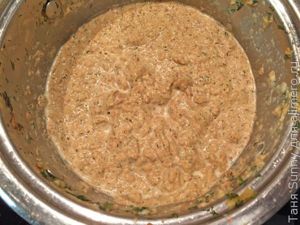 Свиная отбивная с соусом из лисичек