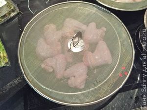 Куриные крылышки в медово-соевом соусе