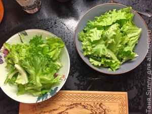 Салат с арбузом и сыром